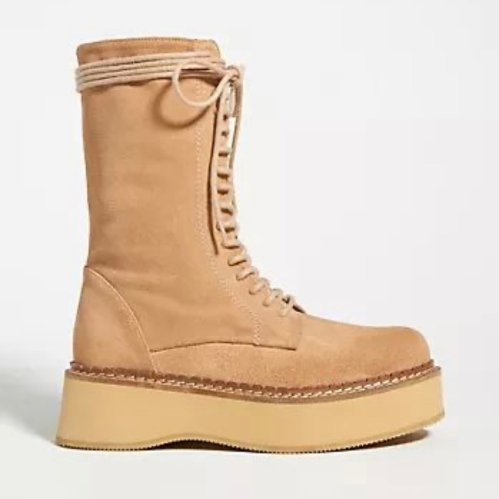 Paloma Barcelo Dorotea beige suede size IT 39, US 9